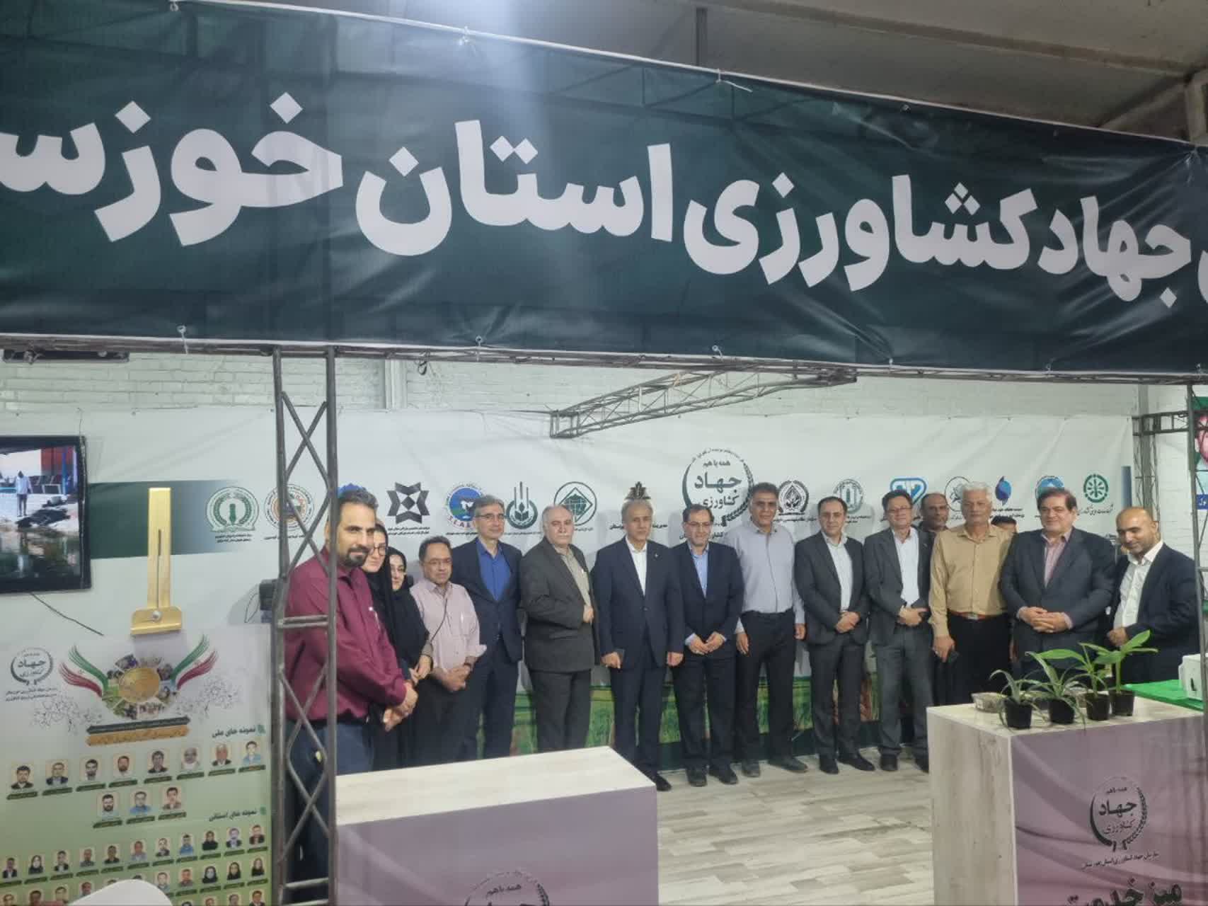 یک غرفه، یک خانواده، یک هدف؛ هم‌افزایی جهاد کشاورزی خوزستان برای خدمت و روایت عملکرد