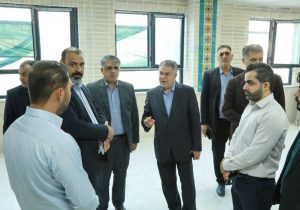 بازدید معاون عمرانی استاندار خوزستان از محل احداث مدرسه (پردیس ایران) اهواز