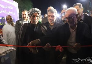 رضا امینی در آیین افتتاح پروژه تعریض پل راهنمایی: مجموعه مدیریت شهری پویا و فعال است