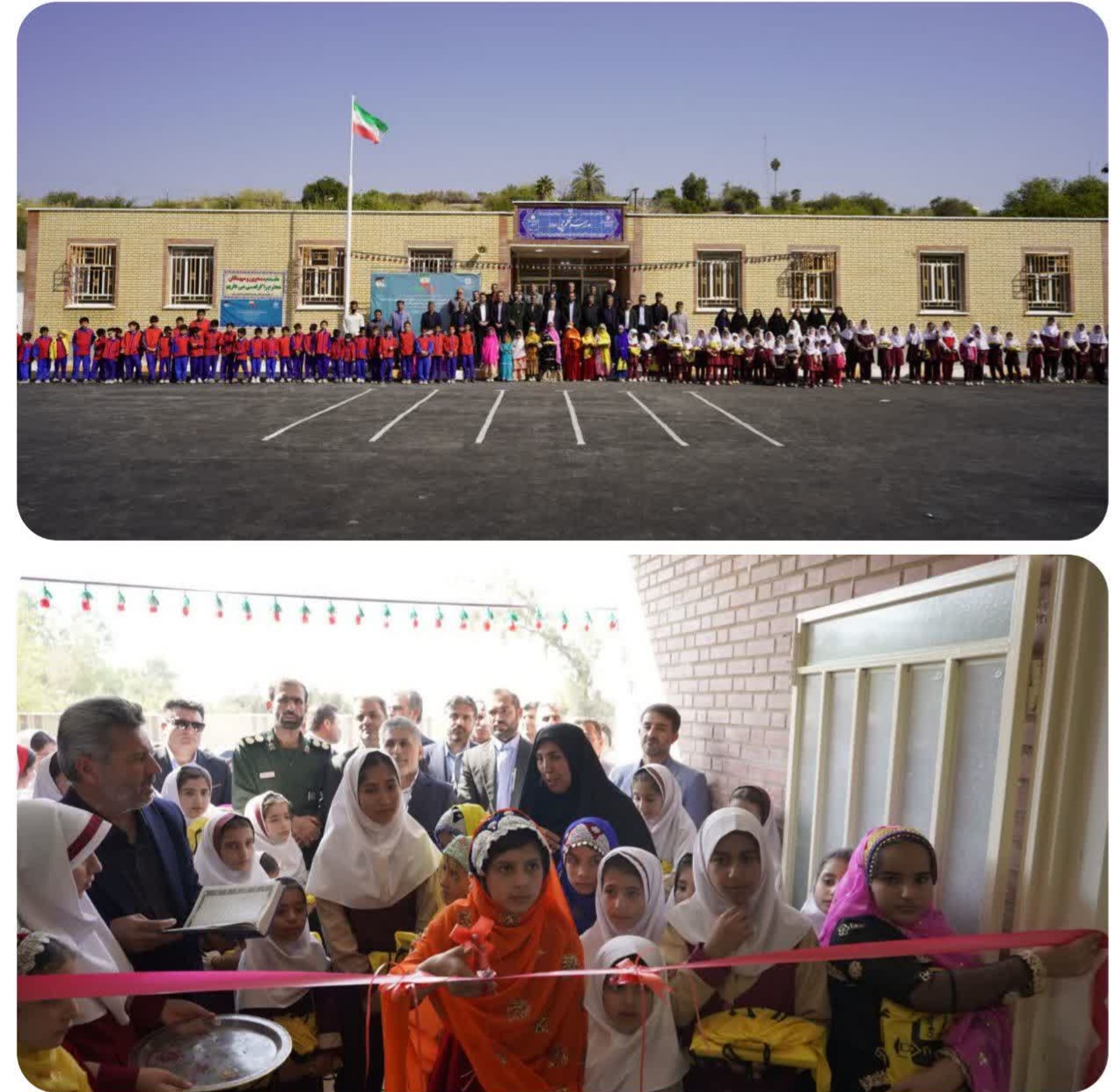 افتتاح دبستان ۶ کلاسه در منطقه کوشک اندیکا با مشارکت بنیاد علمی آموزشی قلم‌چی