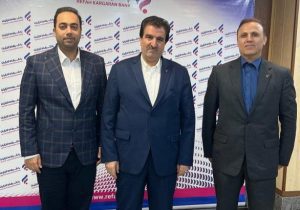 نشست مدیرعامل گروه ملی صنعتی فولاد ایران با مدیرعامل بانک رفاه کارگران کشور