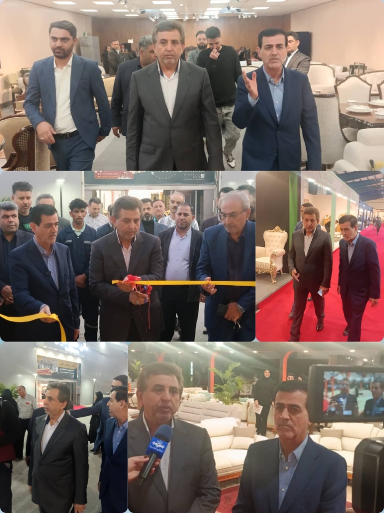 نمایشگاه تخصصی مبلمان و دکوراسیون در اهواز افتتاح شد