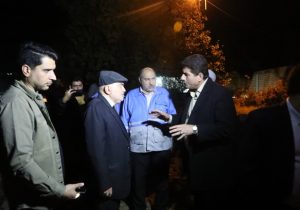 بازدید بامدادی استاندار خوزستان از تاسیسات آبرسانی به روستاهای اندیکا