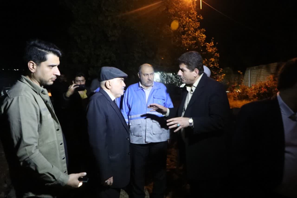 بازدید بامدادی استاندار خوزستان از تاسیسات آبرسانی به روستاهای اندیکا