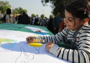 نیشکر از نگاه کودکان؛ رقابت رنگ‌ها در شکرستان۵