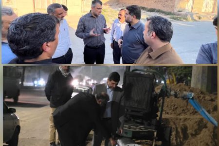 اقدام عملی شرکت آبفای اهواز در جهت تقویت فشار آب مناطق شرقی کوت عبدالله