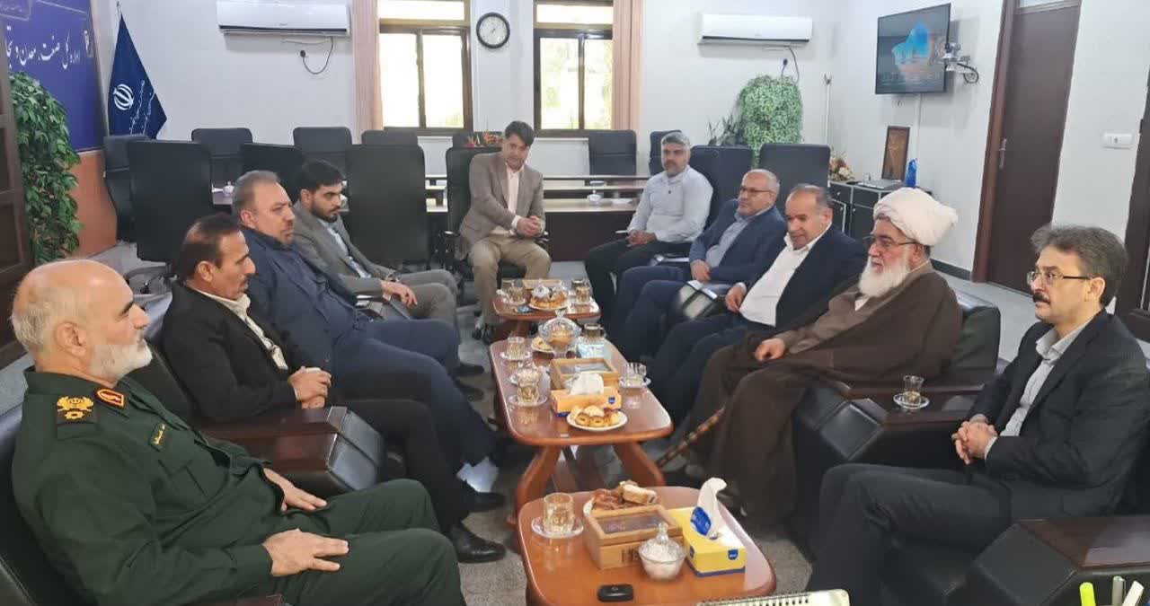 دیدار فرمانده قرارگاه منطقه ای کربلا با سرپرست اداره کل صمت خوزستان