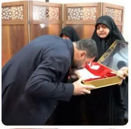 حضور حمید مظفری در آیین پرچمگردانی حرم مطهر امام حسین (ع) در منطقه ۸ شهرداری اهواز
