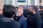 حضور استاندار خوزستان در مراسم اقامه نماز بر پیکر مطهر رهبر شهید انقلاب اسلامی