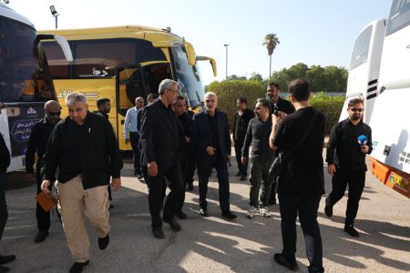 اعزام کاروان شرکت نفت و گاز اروندان به مراسم وداع و تشییع رهبر شهید انقلاب اسلامی