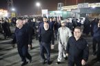 استاندار خوزستان از روند خدمات‌رسانی به زوار اربعین در شلمچه بازدید کرد + تصاویر