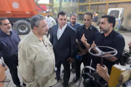 بازدید مدیرعامل شرکت توسعه نیشکر از دستاوردهای فنی و مهندسی شرکت ایمن ترابر نیشکر