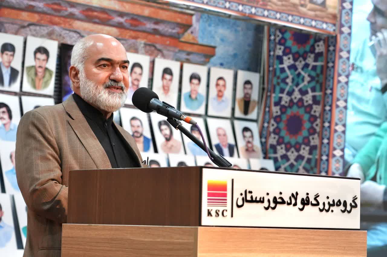 استاندار خوزستان: فولاد خوزستان نماد مقاومت و اراده ملی در جنگ اقتصادی است