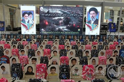 برپایی یادمان شهدای دانش‌آموز مدرسه شجره طیبه میناب در فرودگاه بین‌المللی اهواز