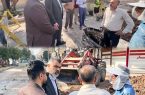 بازدید عبیداوی از پروژه اصلاح خط فاضلاب در راستای کمک به دفع آب‌های سطحی